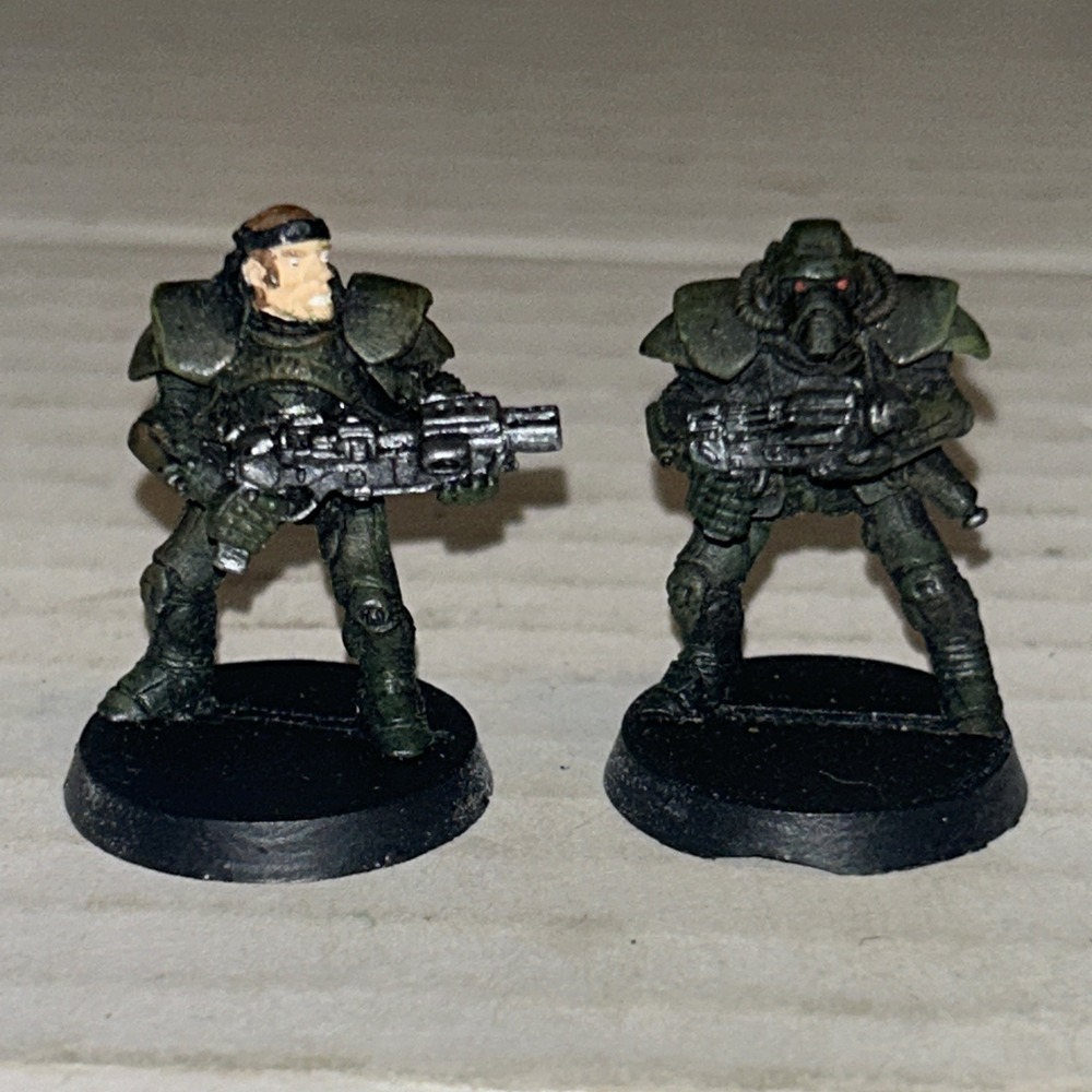 Ral Partha‎ Futuristic Special Black Ops Soldiers Warhammer Metal